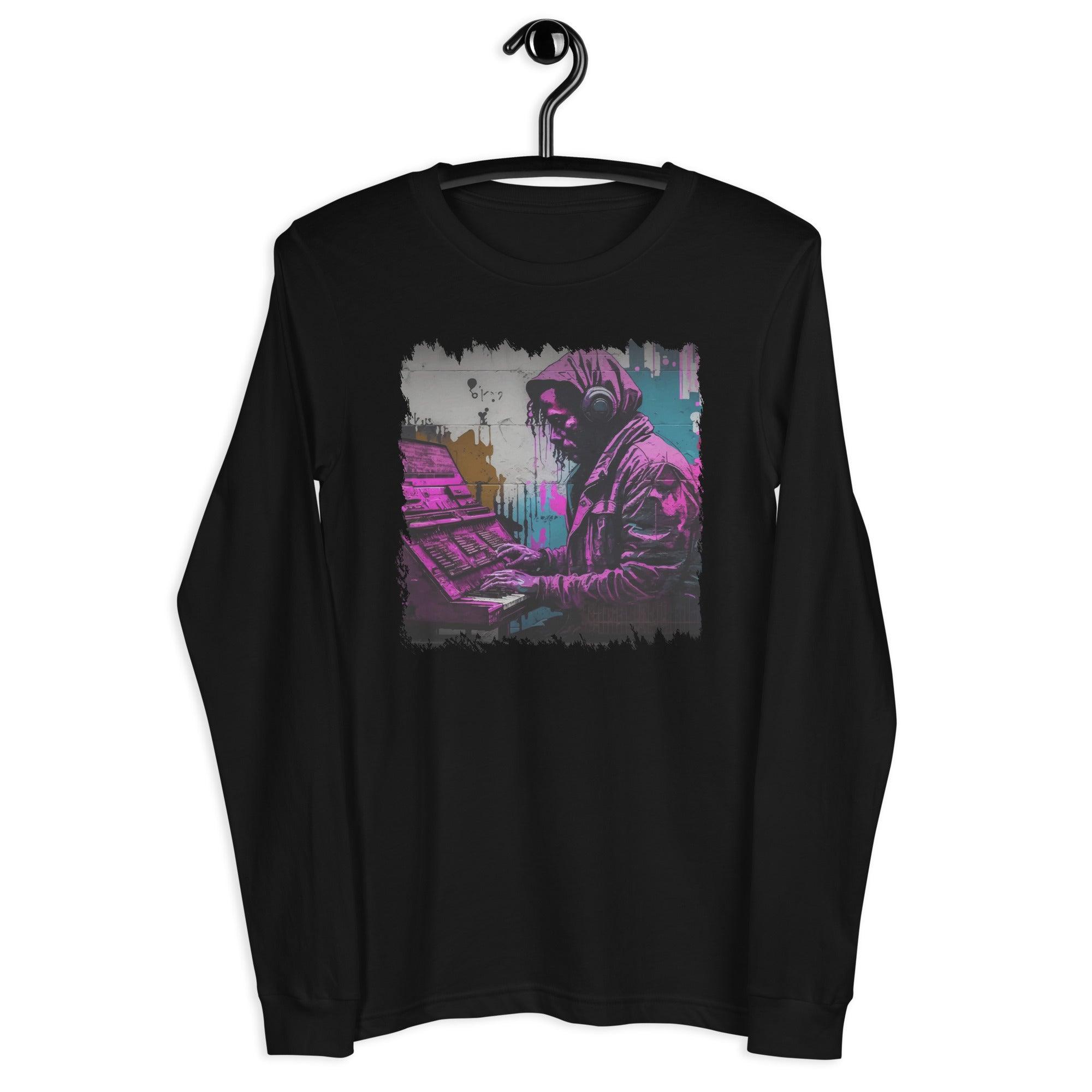 Fingers On The Keys Unisex Long Sleeve Tee - Beyond T-shirts