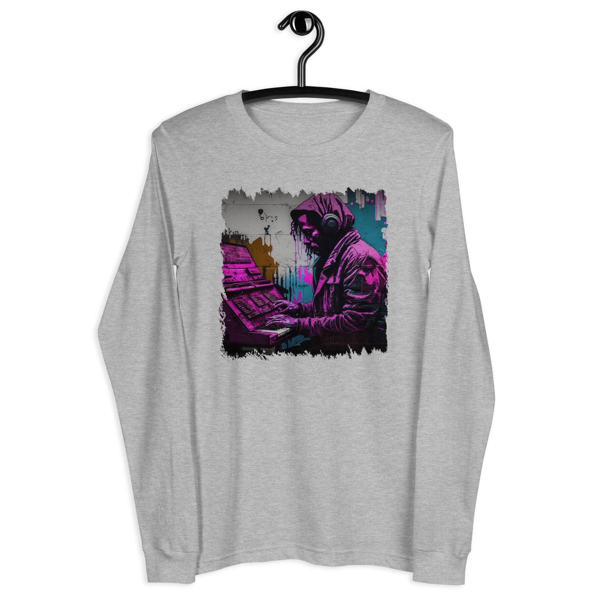 Fingers On The Keys Unisex Long Sleeve Tee - Beyond T-shirts