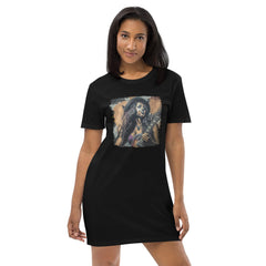 Fingers Paint With Sound Organic Cotton T-shirt Dress - Beyond T-shirts