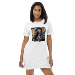 Fingers Paint With Sound Organic Cotton T-shirt Dress - Beyond T-shirts