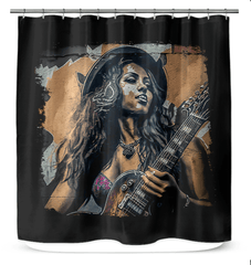 Fingers Paint With Sound Shower Curtain - Beyond T-shirts