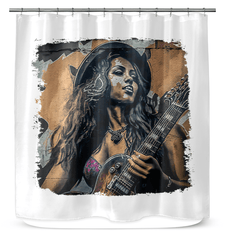 Fingers Paint With Sound Shower Curtain - Beyond T-shirts