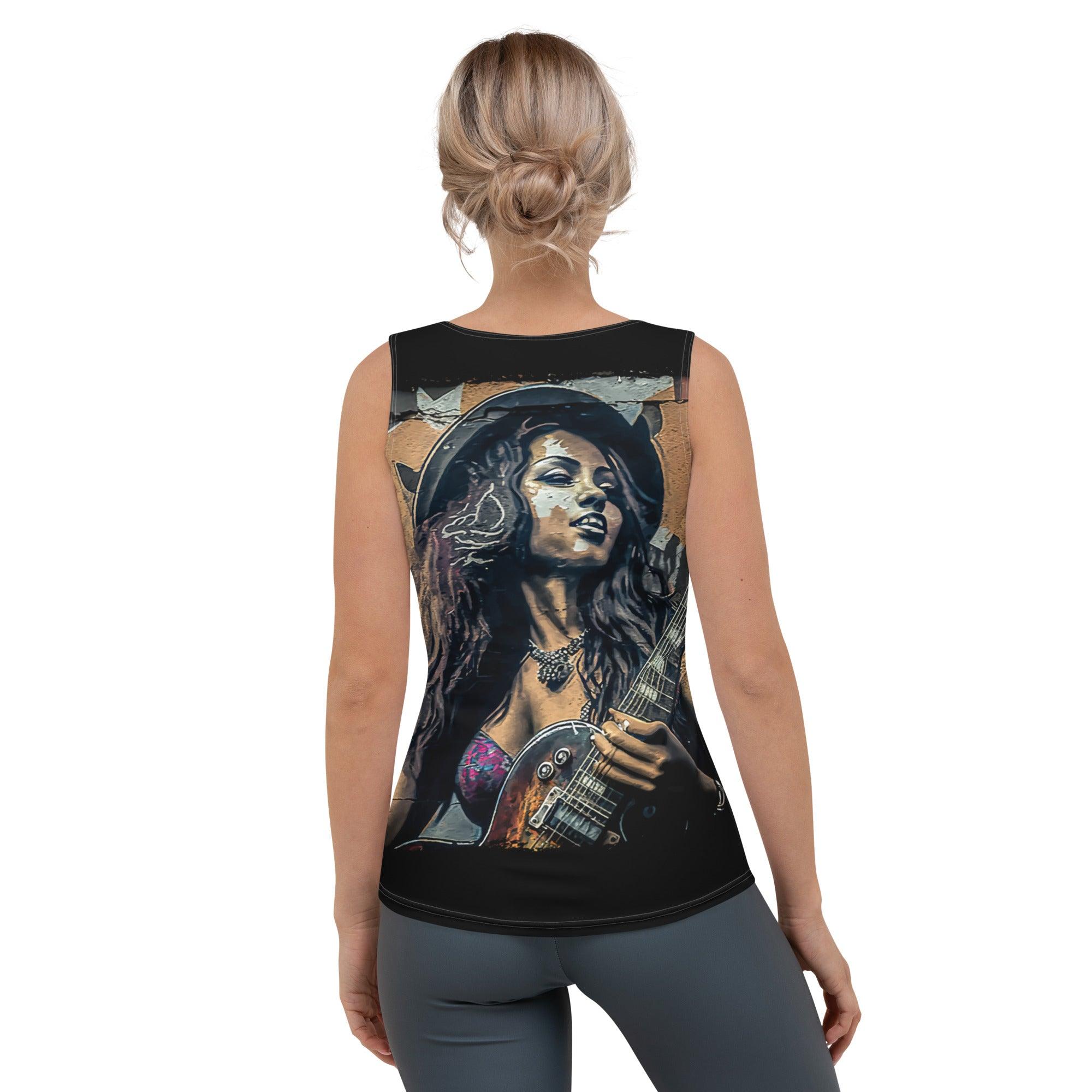 Fingers Paint With Sound Sublimation Cut & Sew Tank Top - Beyond T-shirts