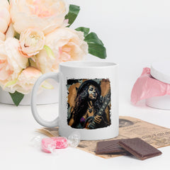 Fingers Paint With Sound White Glossy Mug - Beyond T-shirts