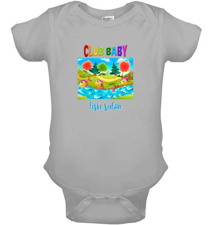 Fish salon 2 Baby Onesie | Club Baby - Beyond T-shirts