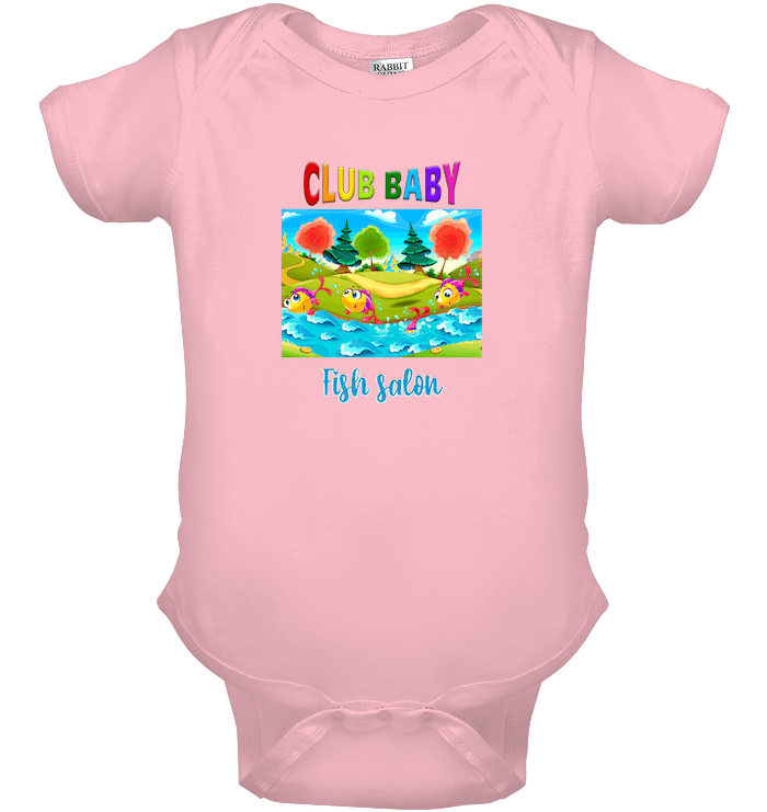 Fish salon 2 Baby Onesie | Club Baby - Beyond T-shirts