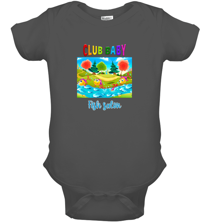 Fish salon 2 Baby Onesie | Club Baby - Beyond T-shirts