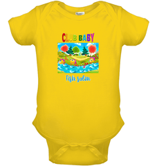 Fish salon 2 Baby Onesie | Club Baby - Beyond T-shirts