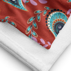 Floral Paisley Bath Towel - Beyond T-shirts