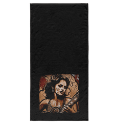 Flowing Passion Roaring Guitar Bath Towel - Beyond T-shirts