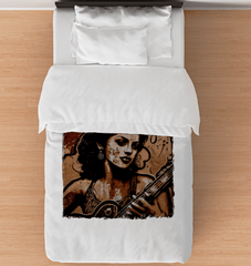 Flowing Passion Roaring Guitar Comforter - Twin - Beyond T-shirts