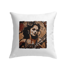 Flowing Passion Roaring Guitar Indoor Pillow - Beyond T-shirts