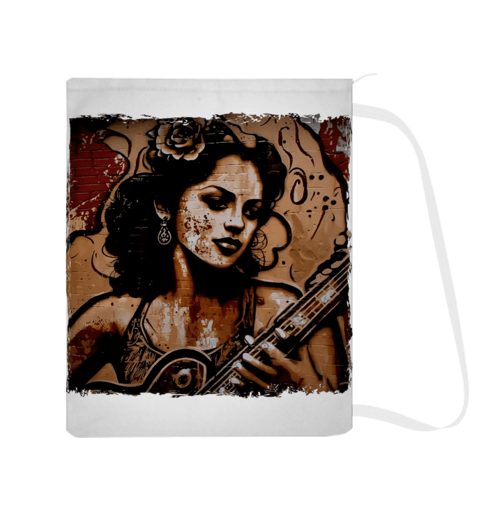 Flowing Passion Roaring Guitar Laundry Bag - Beyond T-shirts