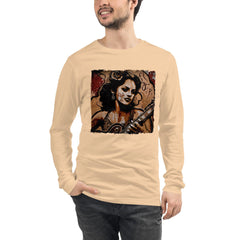 Flowing Passion Roaring Guitar Unisex Long Sleeve Tee - Beyond T-shirts