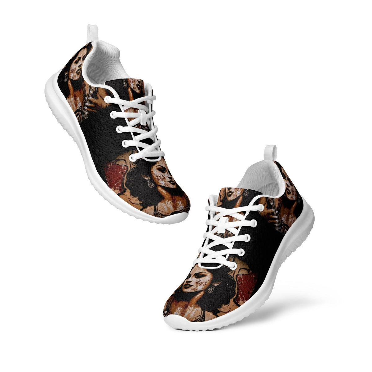 Flowing Passion Roaring Guitar Women’s Athletic Shoes - Beyond T-shirts