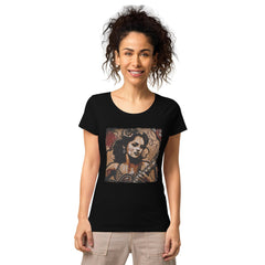 Flowing passion, roaring guitar women’s basic organic t-shirt - Beyond T-shirts