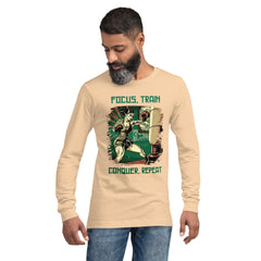 Focus Train Conquer Repeat Unisex Long Sleeve Tee - Beyond T-shirts