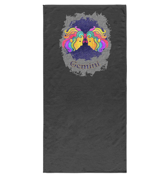 Gemini Bath Towel | Zodiac Series 11 - Beyond T-shirts