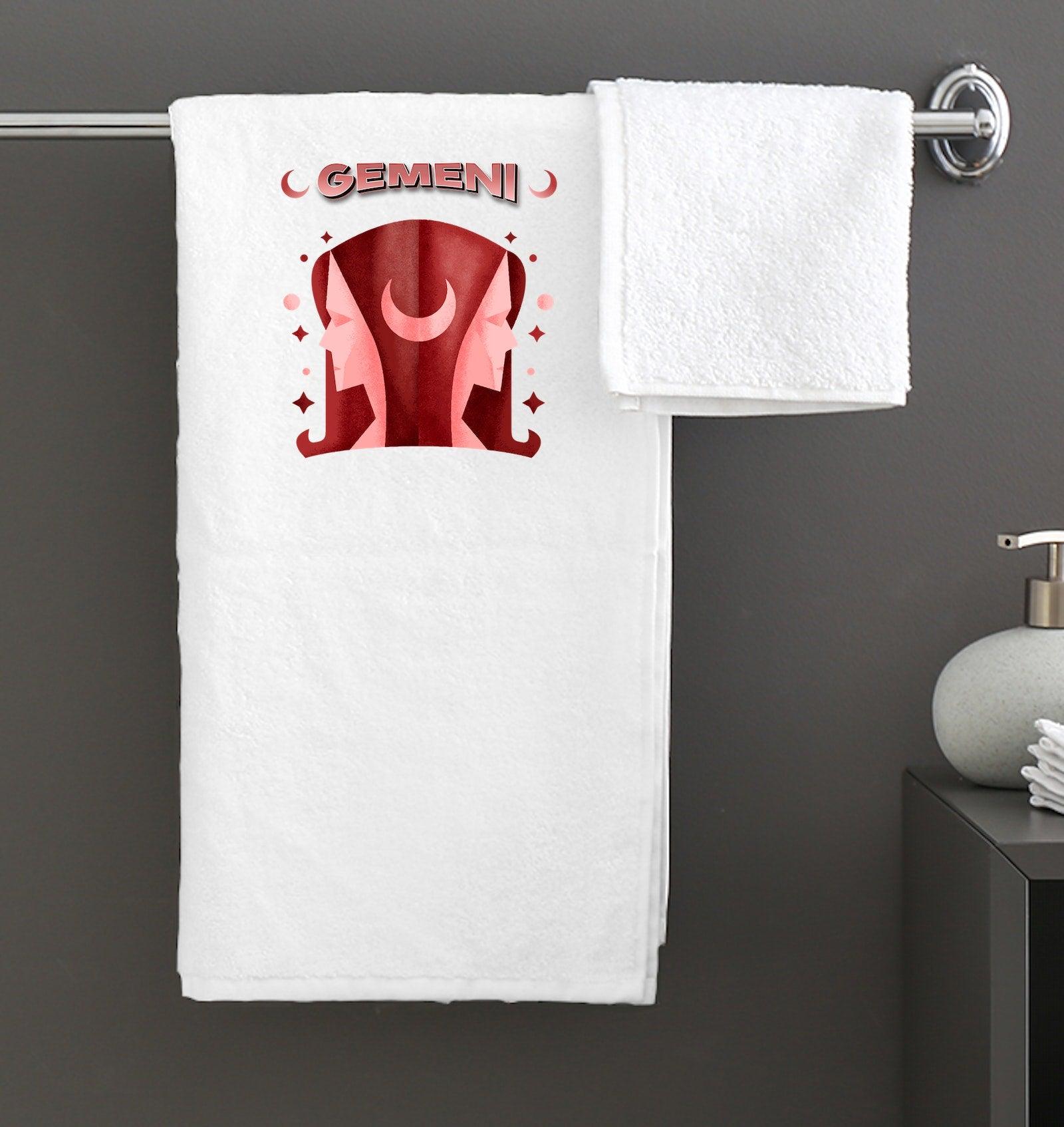 Gemini Bath Towel | Zodiac Series 2 - Beyond T-shirts