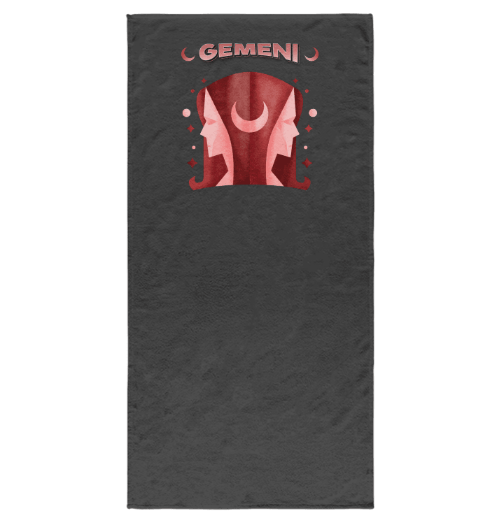 Gemini Bath Towel | Zodiac Series 2 - Beyond T-shirts