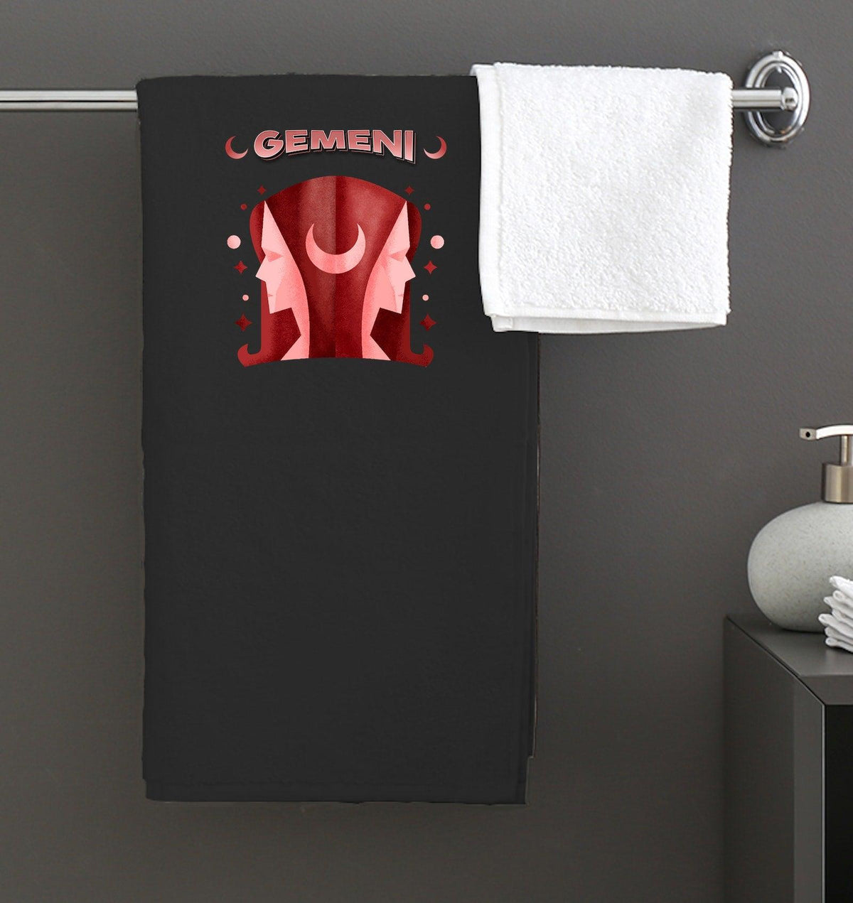 Gemini Bath Towel | Zodiac Series 2 - Beyond T-shirts