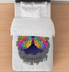 Gemini Duvet Cover - Twin | Zodiac Series 11 - Beyond T-shirts