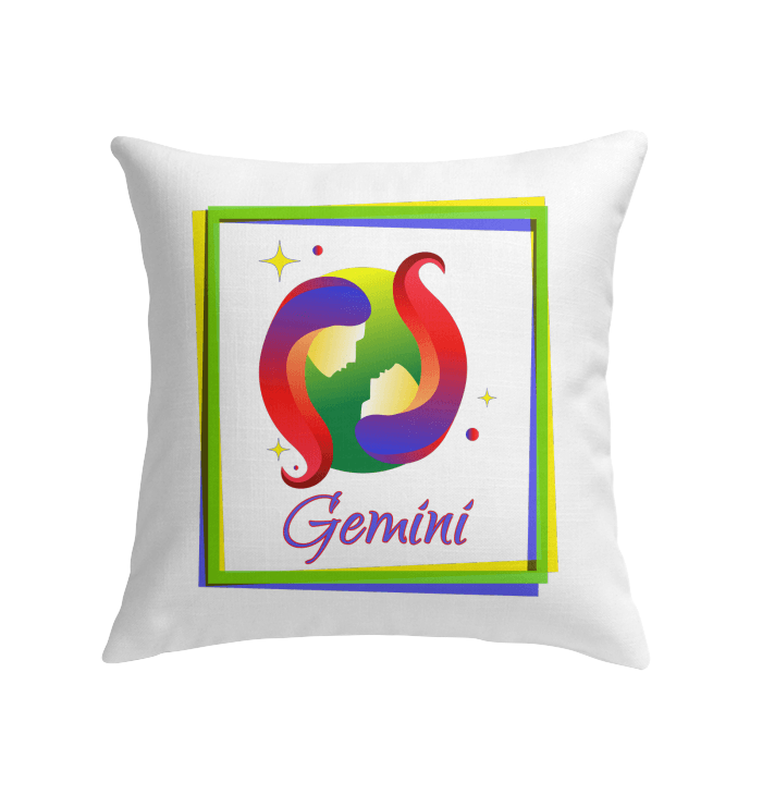 Gemini Indoor Pillow | Zodiac Series 3 - Beyond T-shirts