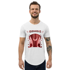 Gemini Men's Curved Hem T-Shirt | Zodiac Series 2 - Beyond T-shirts
