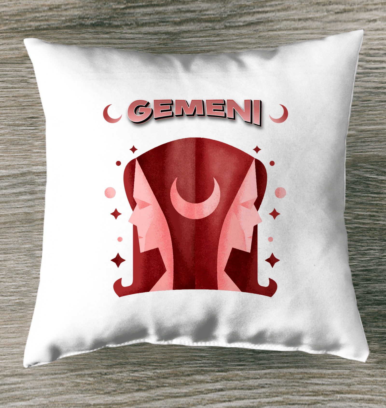 Gemini Outdoor Pillow | Zodiac Series 2 - Beyond T-shirts