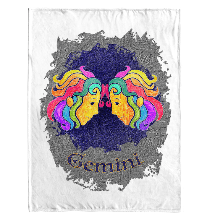 Gemini Sherpa Blanket | Zodiac Series 11 - Beyond T-shirts