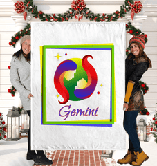 Gemini Sherpa Blanket | Zodiac Series 3 - Beyond T-shirts