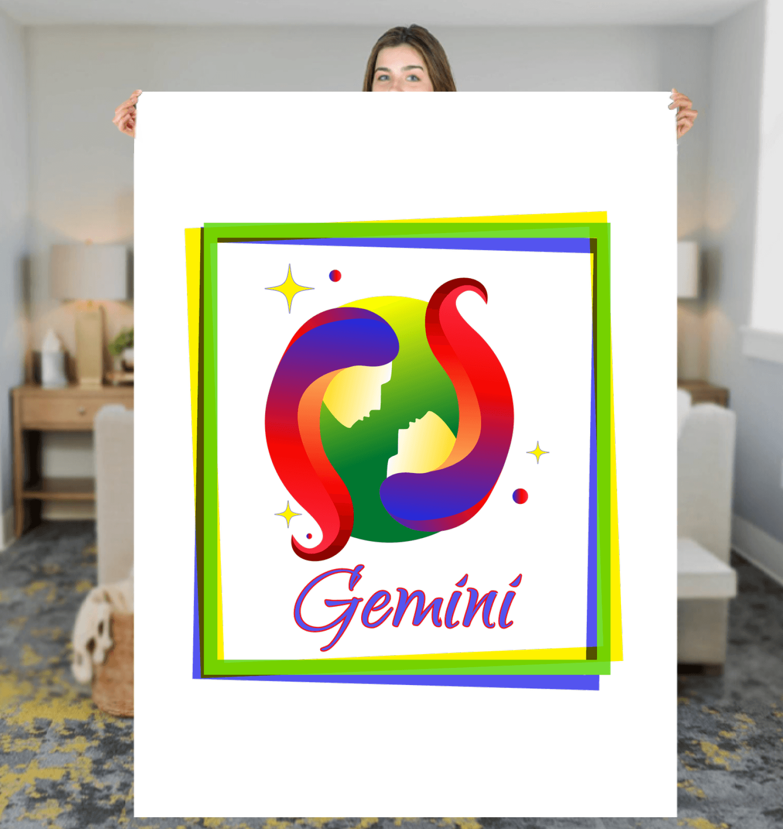 Gemini Sherpa Blanket | Zodiac Series 3 - Beyond T-shirts