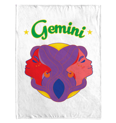 Gemini Sherpa Blanket | Zodiac Series 5 - Beyond T-shirts