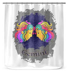 Gemini Shower Curtain | Zodiac Series 11 - Beyond T-shirts