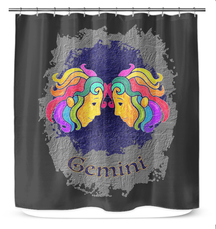 Gemini Shower Curtain | Zodiac Series 11 - Beyond T-shirts