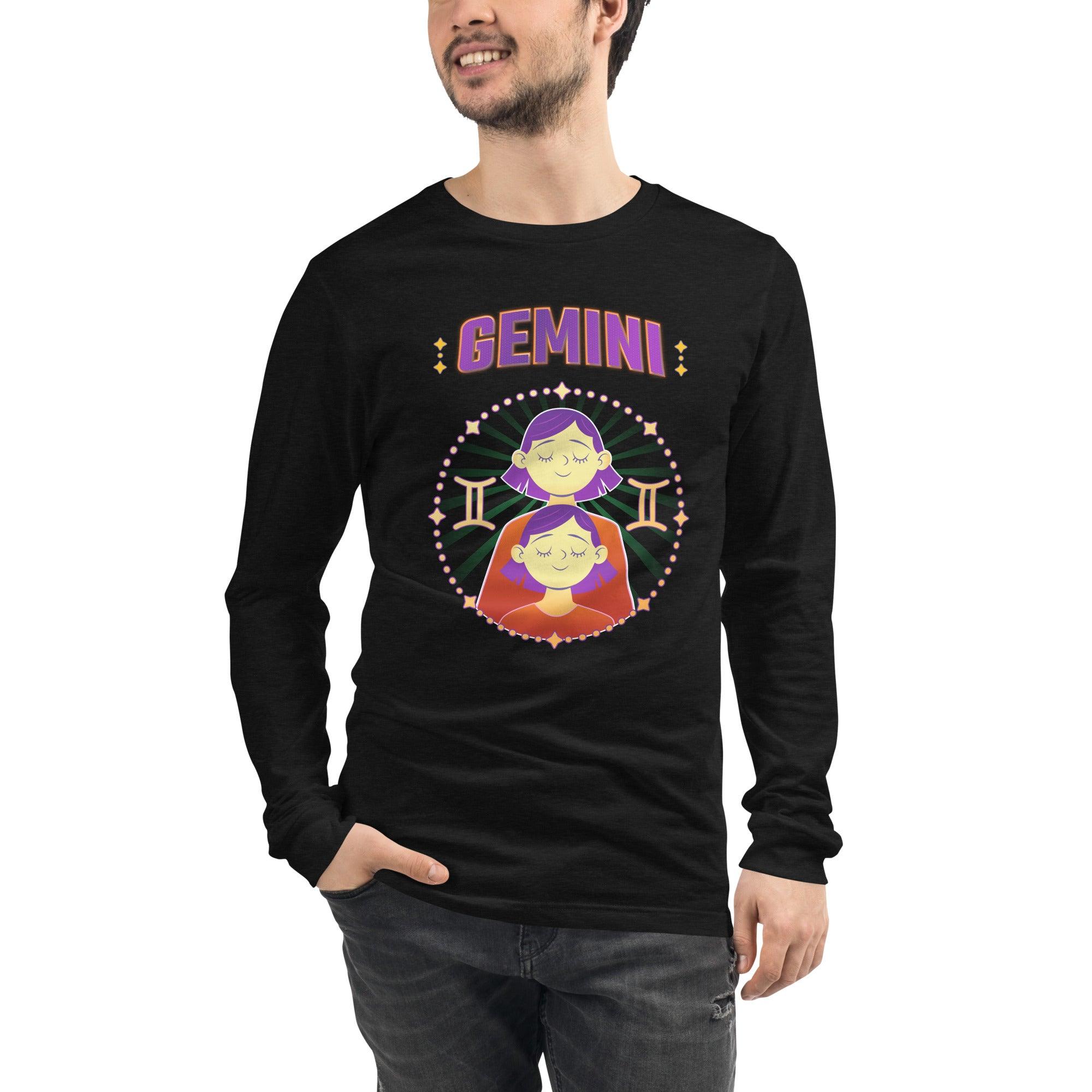 Gemini Unisex Long Sleeve Tee | Zodiac Series 1 - Beyond T-shirts