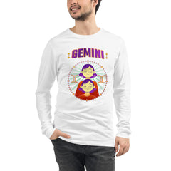 Gemini Unisex Long Sleeve Tee | Zodiac Series 1 - Beyond T-shirts