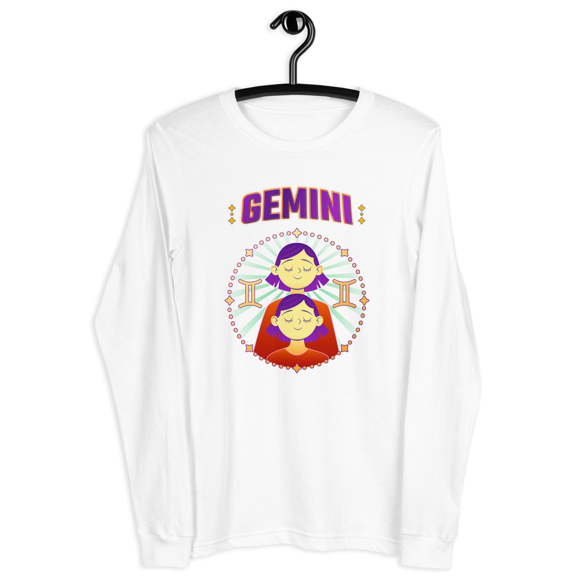 Gemini Unisex Long Sleeve Tee | Zodiac Series 1 - Beyond T-shirts