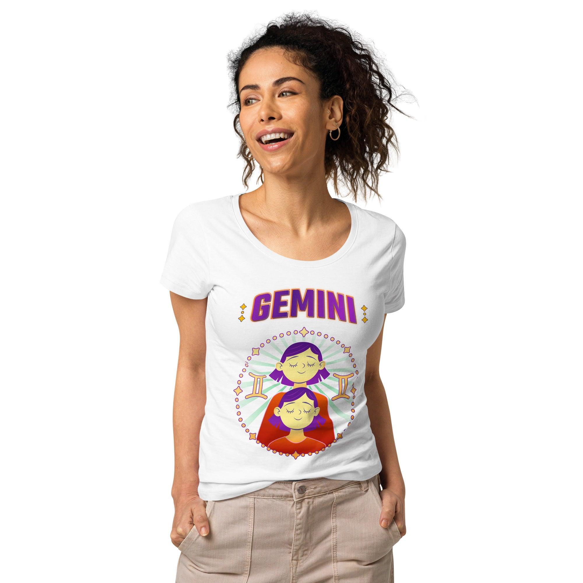 Gemini Women’s Basic Organic T-Shirt | Zodiac Series 1 - Beyond T-shirts