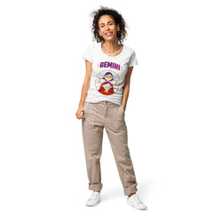 Gemini Women’s Basic Organic T-Shirt | Zodiac Series 1 - Beyond T-shirts