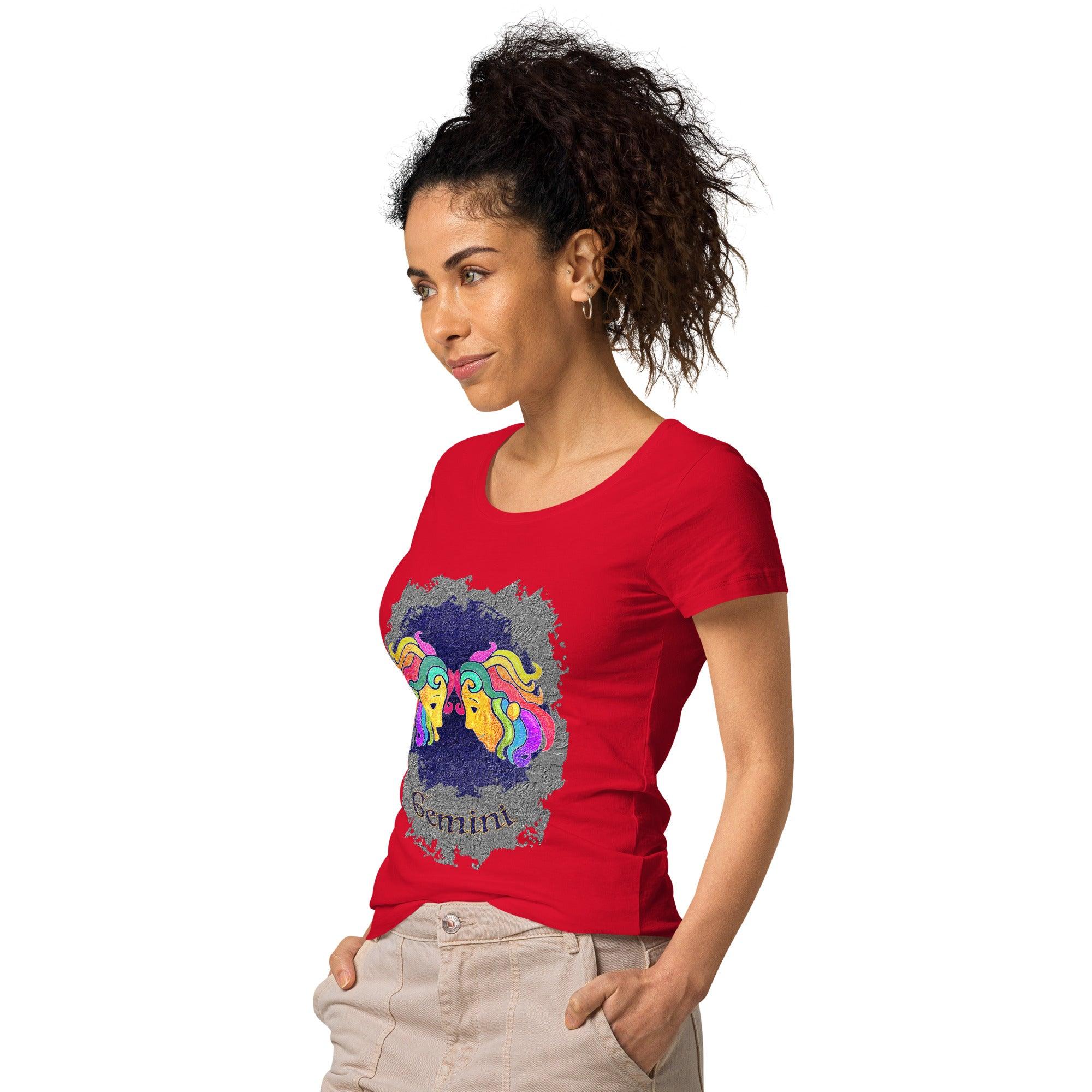 Gemini Women’s Basic Organic T-shirt | Zodiac Series 11 - Beyond T-shirts