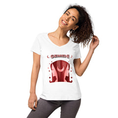 Gemini Women’s Fitted V-neck T-shirt | Zodiac Series 2 - Beyond T-shirts