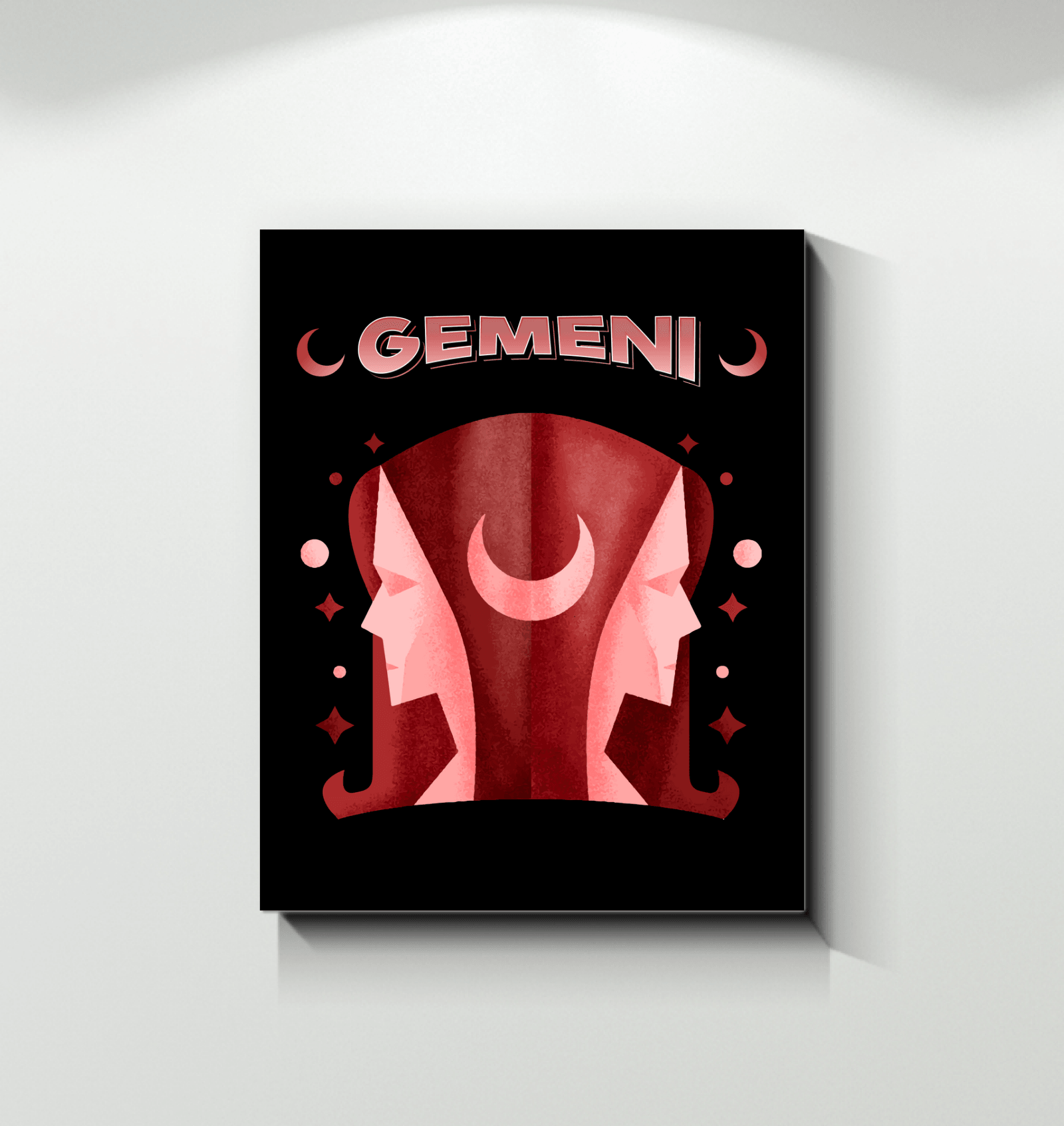 Gemini Wrapped Canvas 16x20 | Zodiac Series 2 - Beyond T-shirts