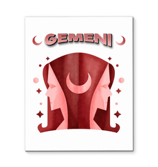 Gemini Wrapped Canvas 16x20 | Zodiac Series 2 - Beyond T-shirts