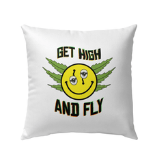 Get High Outdoor Pillow - Beyond T-shirts