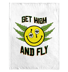 Get High Sherpa Blanket - Beyond T-shirts