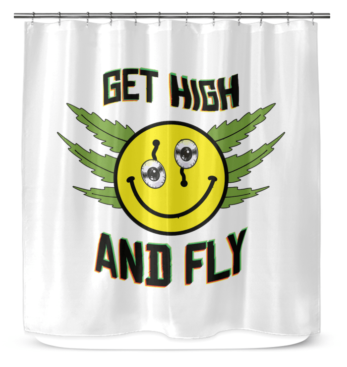 Get High Shower Curtain - Beyond T-shirts