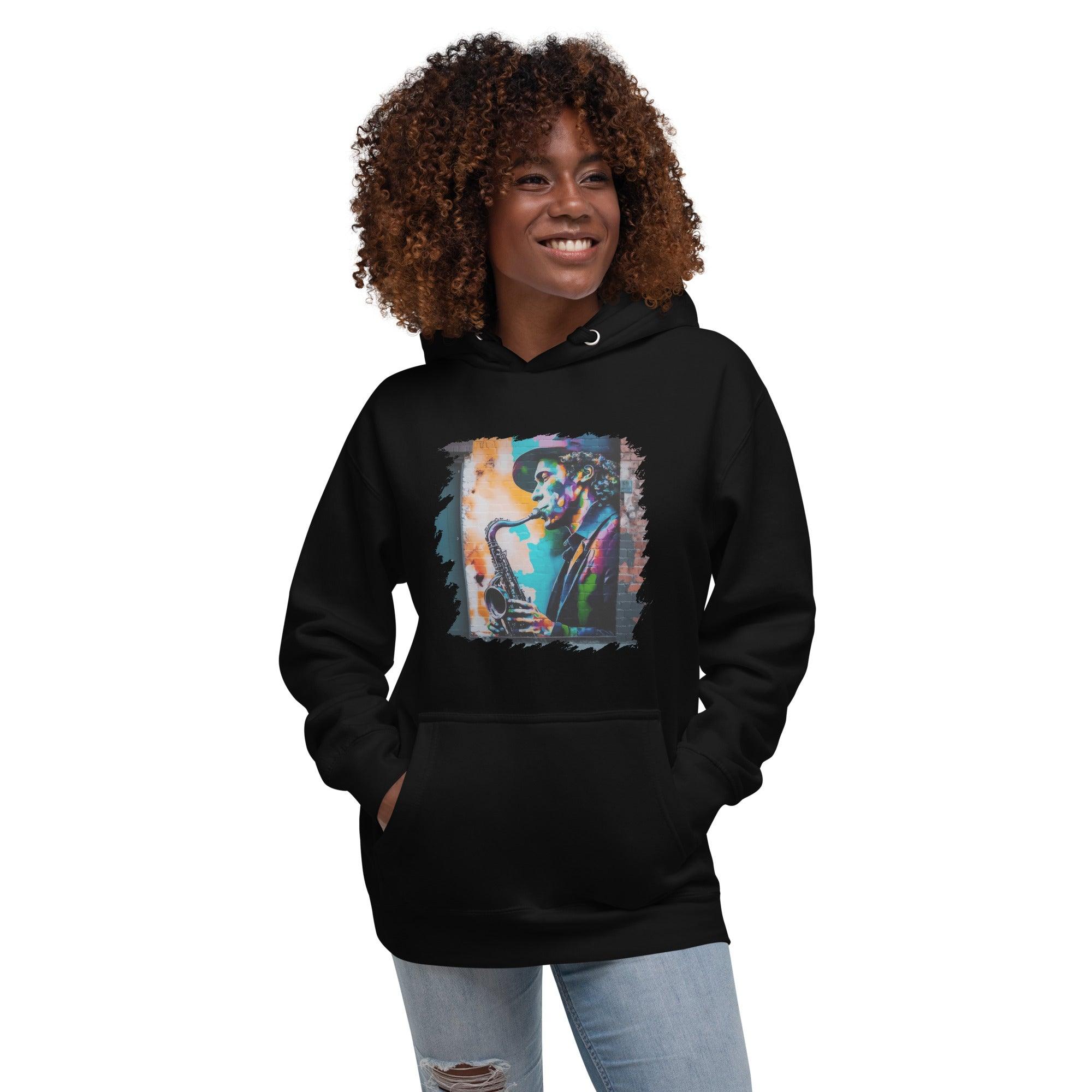 Gettin' Funky On Sax Unisex Hoodie - Beyond T-shirts