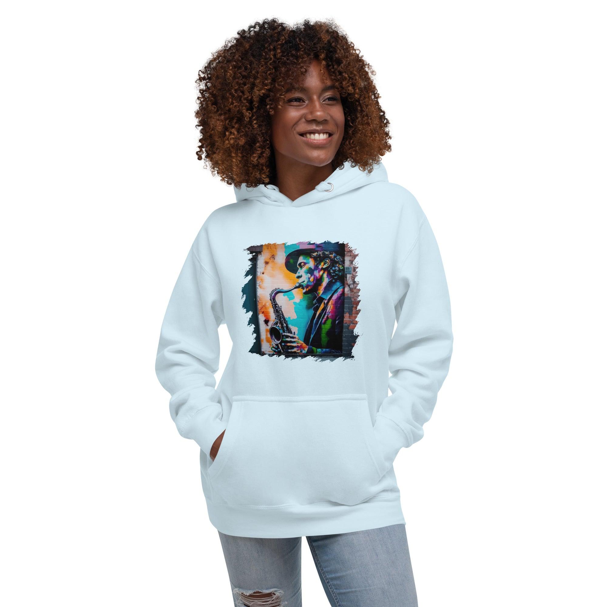 Gettin' Funky On Sax Unisex Hoodie - Beyond T-shirts