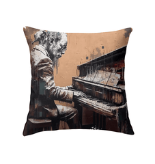 Gettin' Jazzy On Piano Indoor Pillow - Beyond T-shirts